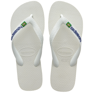 Sandalia Hombre Brasil Havaiana Blanco