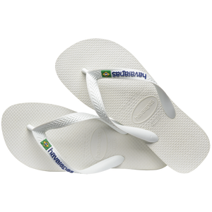 Sandalia Hombre Brasil Havaiana Blanco