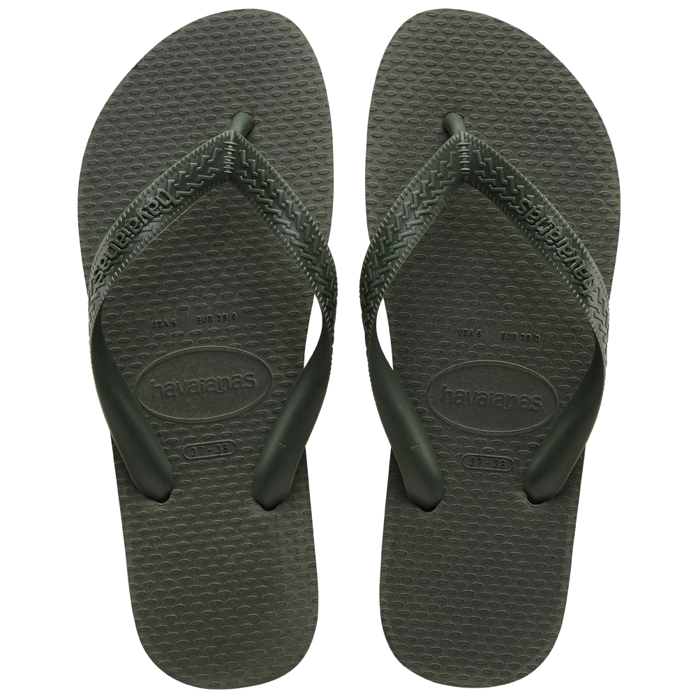 Sandalia Hombre Havaiana Verde Oliva