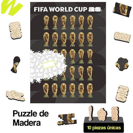 Puzzle 200 Piezas FIFA 2026 360° Trofeo M30 Starter Lite
