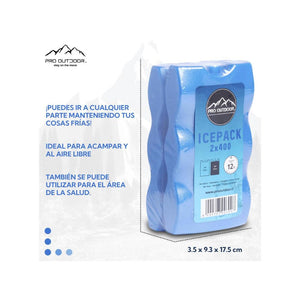 Icepack Duro 2x400 Gramos Pro Outdoor