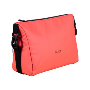 Combo Mochila Viaje Viral Cabina Avión 40L Black y Estuche Organizador. Neceser Broches 27cm x 13cm. Gout Coral