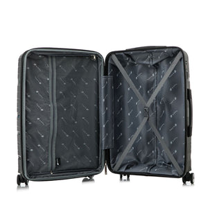 Combo 1 Maleta Cabina S + 1 Maleta M Wavy Negro Kippi