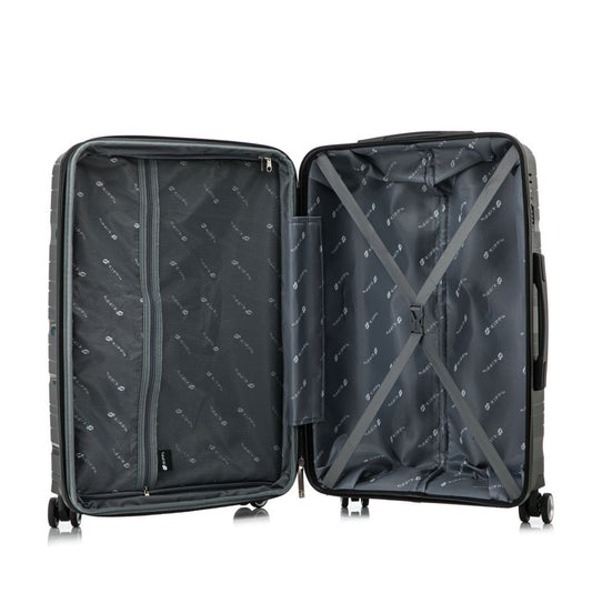 Maleta Kippi (M) Rígida Ultra Resistente y Expandible Wavy Negro