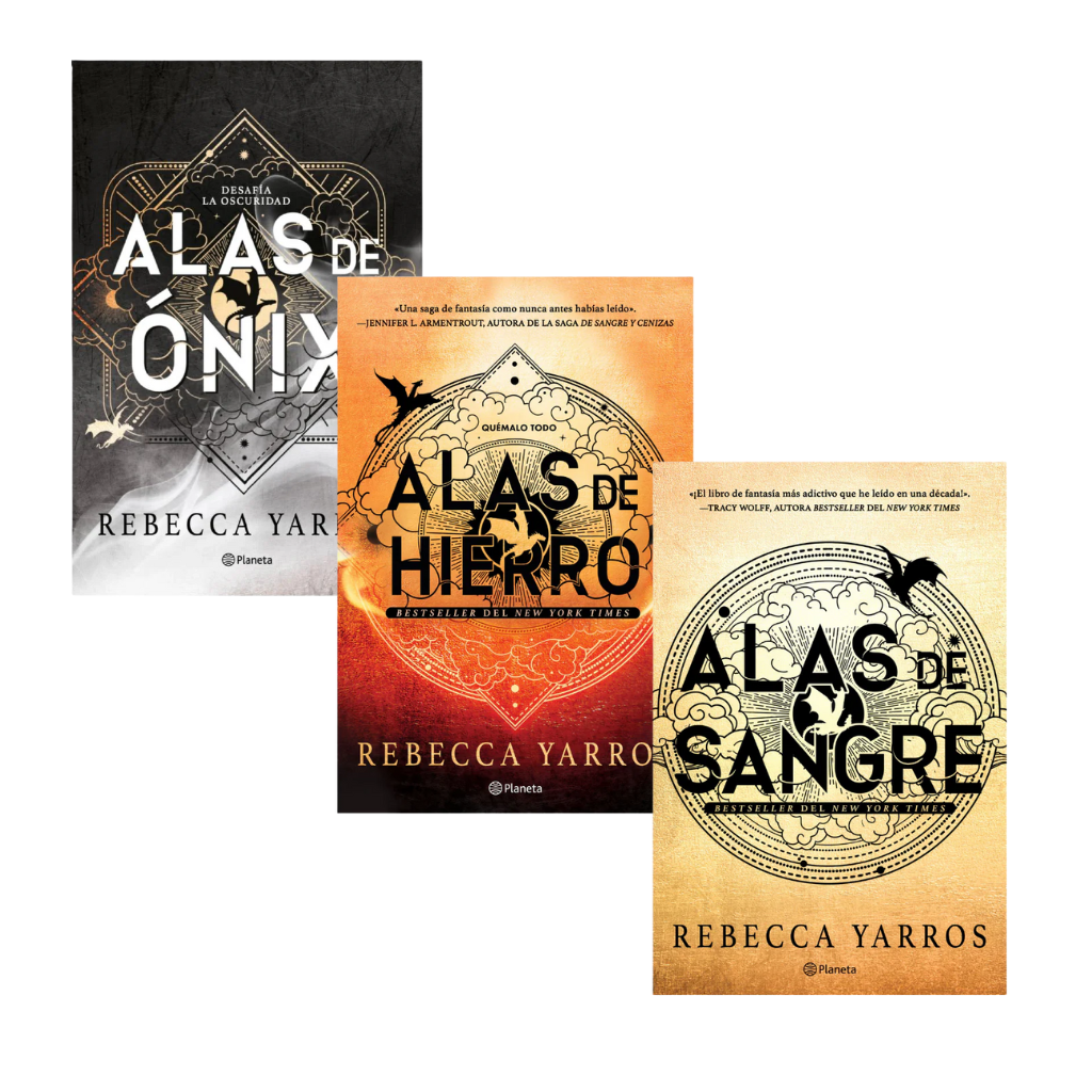 Pack 3 Libros: Saga Alas de Sangre - Hierro - Ónix