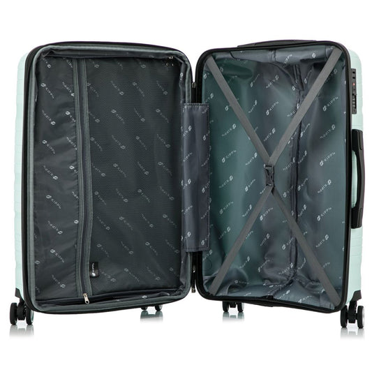 Maleta Kippi Cabina (S) Rígida Ultra Resistente y Expandible Wavy Menta