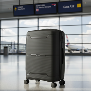 Combo 1 Maleta Cabina 49 L + 1 Maleta Mediana 79 L Conguillío Negra Llaima