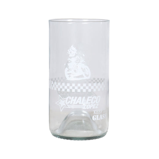 Set de 2 Vasos de Vidrio Reciclado Chaleco López