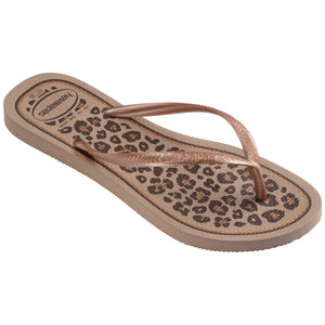 Havaiana Slim Animals Rose Gold/Rose Gold Mujer Dorado Sandalia