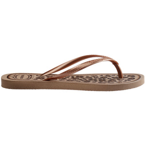 Havaiana Slim Animals Rose Gold/Rose Gold Mujer Dorado Sandalia