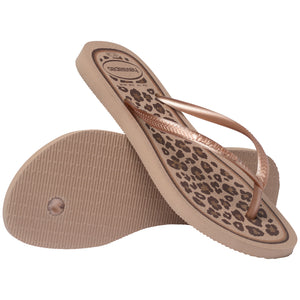 Havaiana Slim Animals Rose Gold/Rose Gold Mujer Dorado Sandalia