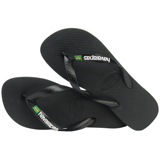 Sandalia Mujer Brasil Havaiana Negro