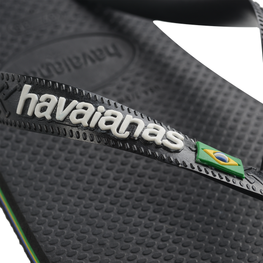 Sandalia Mujer Brasil Havaiana Negro