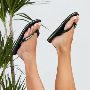 Sandalia Mujer Brasil Havaiana Negro