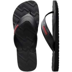 Havaiana Sandalia Track Waves FC Preto Hombre Negro