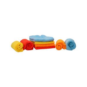 Set De 8 Paños De Microfibra Motorlife