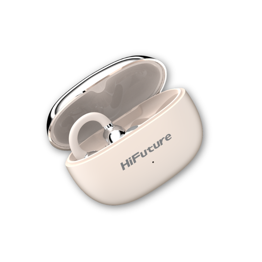 Audífonos TWS Tipo Clip FlexClip Champagne Gold HiFuture