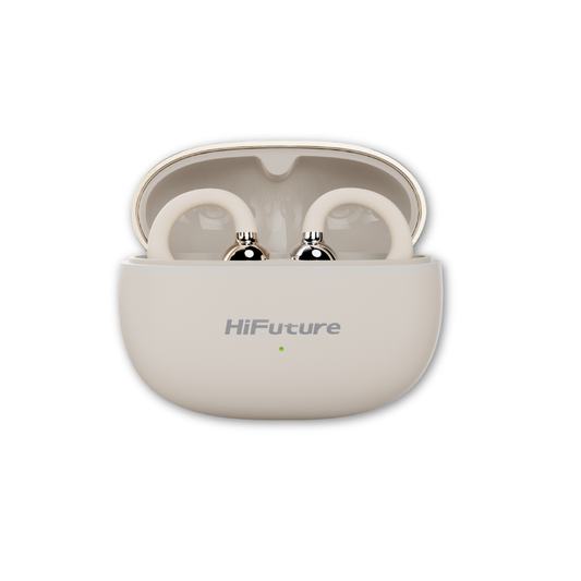 Audífonos TWS Tipo Clip FlexClip Champagne Gold HiFuture