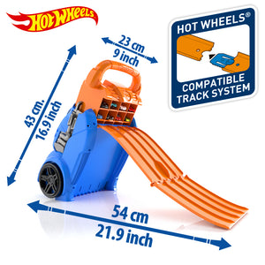 Hot Wheels Porta Auto Con Lanzador 3X1