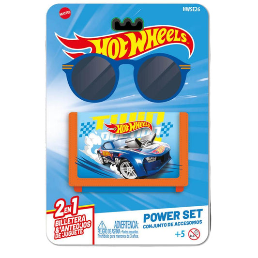 Hot Wheels Set Billetera y Anteojos de Juguete