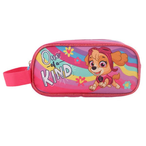 Combo Escolar Paw Patrol Girl: Set 3 Piezas con Ruedas + Toma Jugo 3D