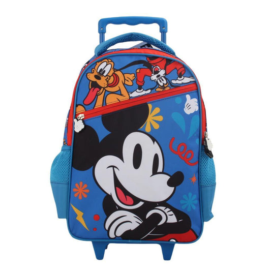 Set Promo Back To School Con Ruedas 3 Piezas Mickey Mouse