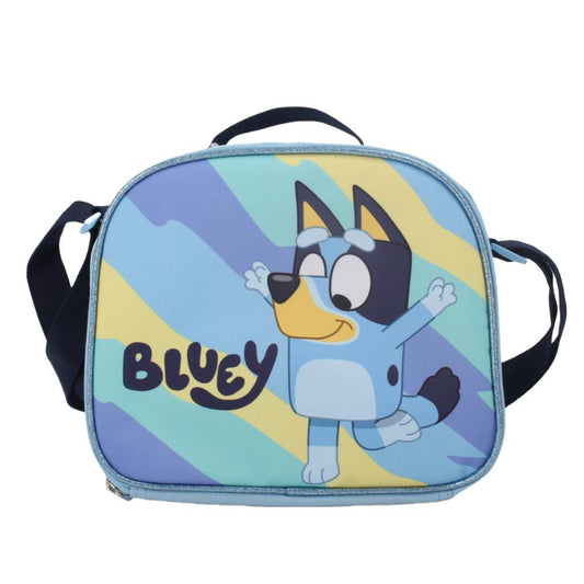 Set Promo Back To School Con Ruedas 3 Piezas Bluey