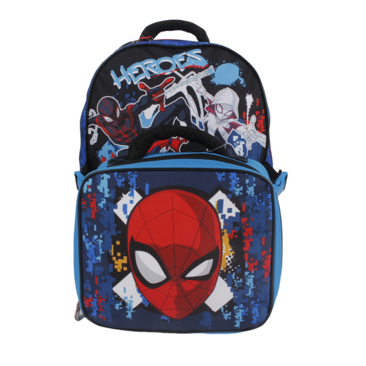 Pack Mochila Con Lonchera Spiderman