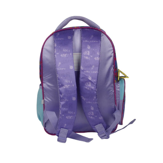 Combo 1 Mochila Infantil Satin Intensamente 2 + 1 Cojín Para El Cuello Rosa Infanti