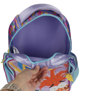 Combo 1 Mochila Infantil Satin Intensamente 2 + 1 Cojín Para El Cuello Rosa Infanti