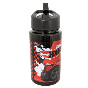 Combo 4 Botellas Infantil 500ML con Bombilla Hello Kitty, Minnie, Mickey, Hot Wheels