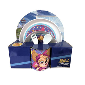 Set Vajillería Infantil 5 Piezas Paw Patrol Girl