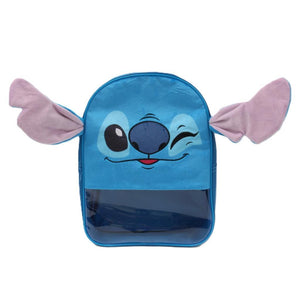 Mochila Infantil Plush Con Orejas Stitch
