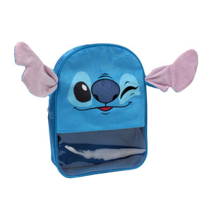Mochila Infantil Plush Con Orejas Stitch