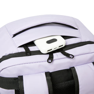 Mochila de Viaje Viral Cabina 45 L. Resistente al Agua. Kippi Lila