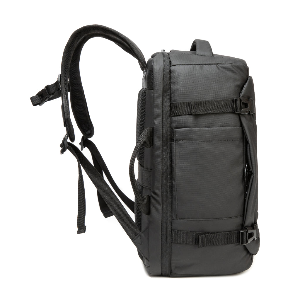 Mochila de Viaje Cabina Kippi Negro Resistente al Agua