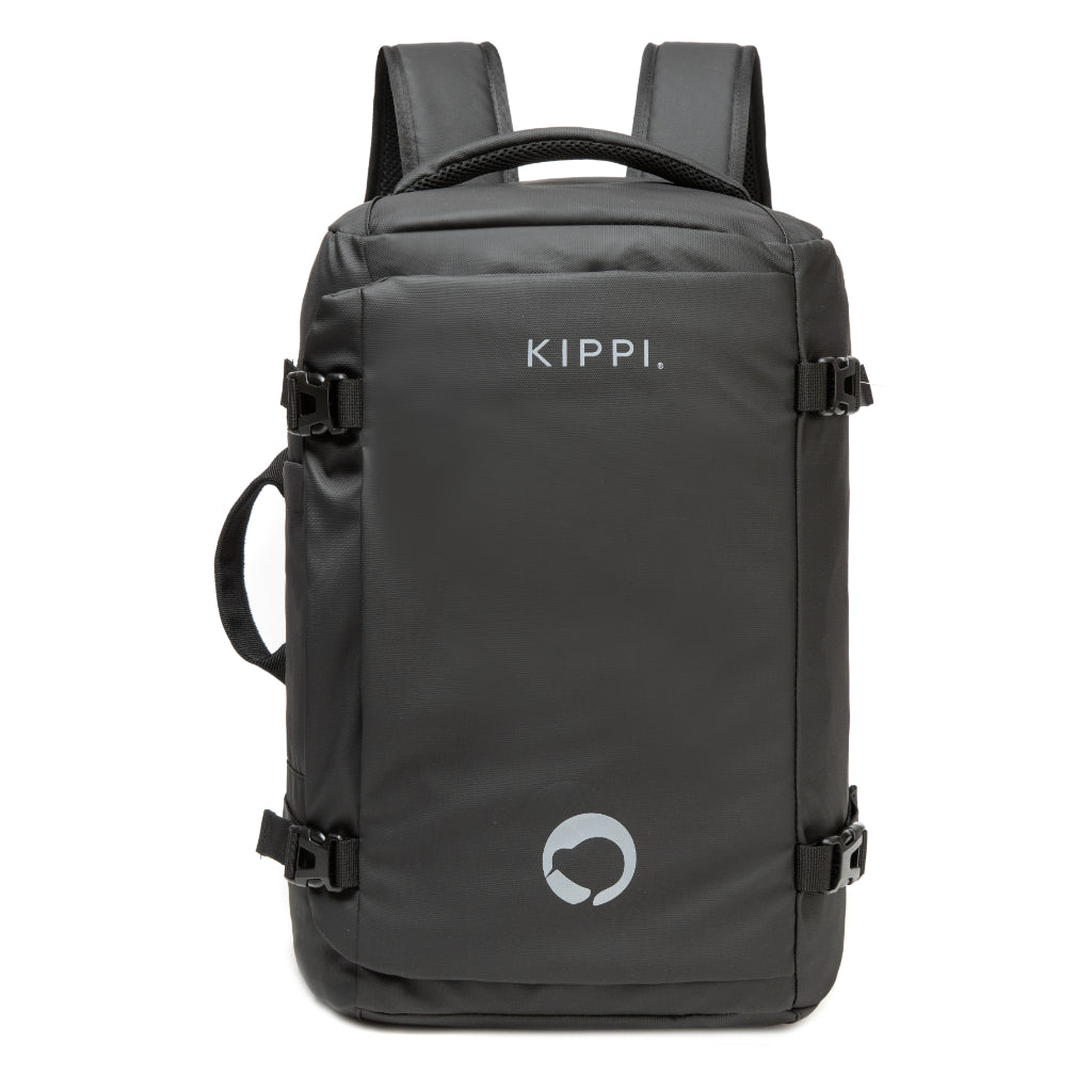 Mochila de Viaje Cabina Kippi Negro Resistente al Agua