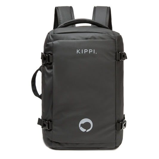 Mochila de Viaje Cabina Kippi Negro Resistente al Agua