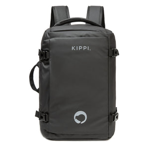 Mochila Viaje Viral 45L. Resistente al Agua. Kippi Negro
