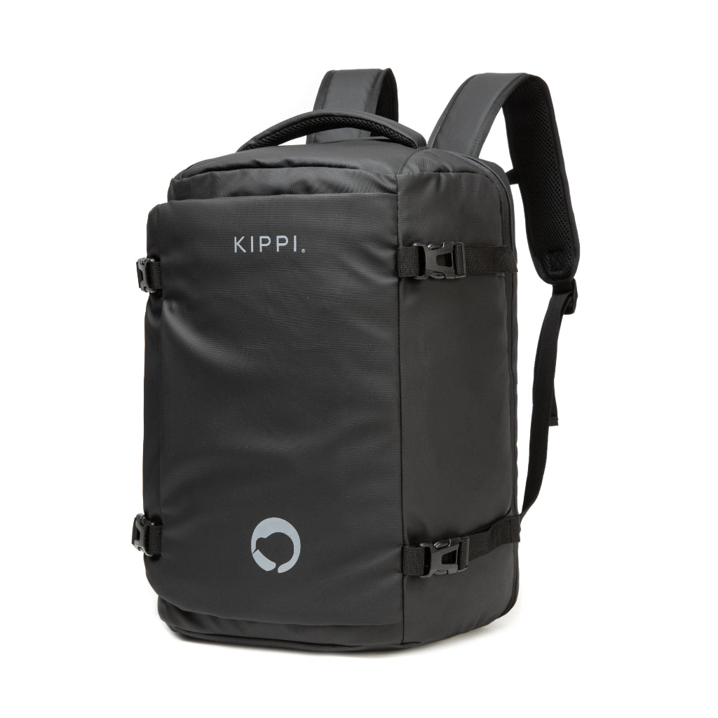 Mochila de Viaje Cabina Kippi Negro Resistente al Agua