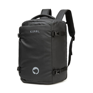 Combo Mochila de Viaje Viral 45L. Resistente al Agua Kippi Negro + Bandolera Cruzado XB 11565 Negra Navigator