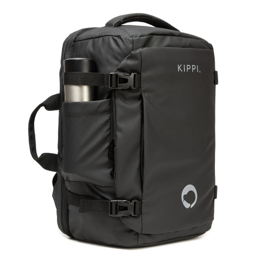 Mochila de Viaje Cabina. Resistente al Agua. 45 L Kippi Negro