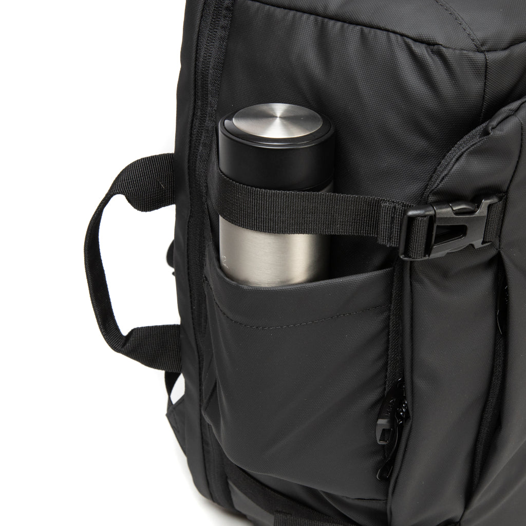 Mochila de Viaje Cabina Kippi Negro Resistente al Agua
