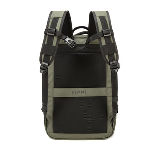 Mochila de Viaje Viral Expandible Cabina Kippi Oliva 45L