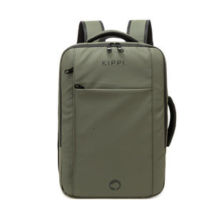 Mochila de Viaje Viral Expandible Cabina Kippi Oliva 45L