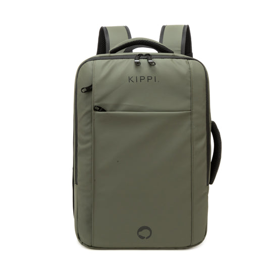 Mochila de Viaje Viral Expandible Cabina Kippi Oliva 45L