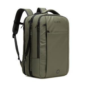 Mochila de Viaje Viral Expandible Cabina Kippi Oliva 45L