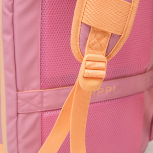 Mochila de Viaje Viral Cabina 45L. Kippi Rosada. Resistente al Agua