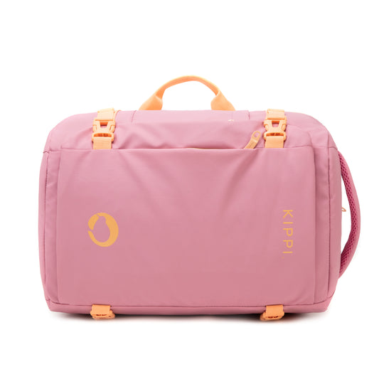 Combo 2 Mochila Viaje (Cabina Avión): 1 Mochila 40L Negro + Mochila de Viaje Viral Cabina 45L. Kippi Rosada. Resistente al Agua