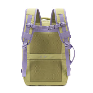Combo Mochilas de Viaje Viral Kippi 45L Pistacho + Rosada Resistentes al Agua.
